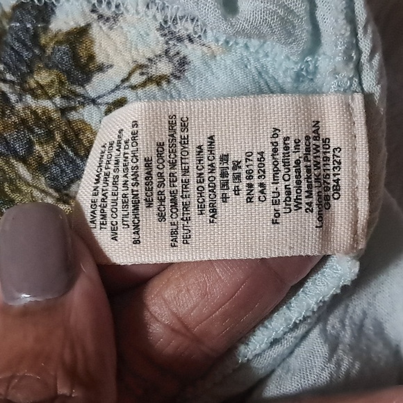 Free People Mint Tree Swing Trapeze Dress/Top with Pockets Size S/P - Picture 10 of 12